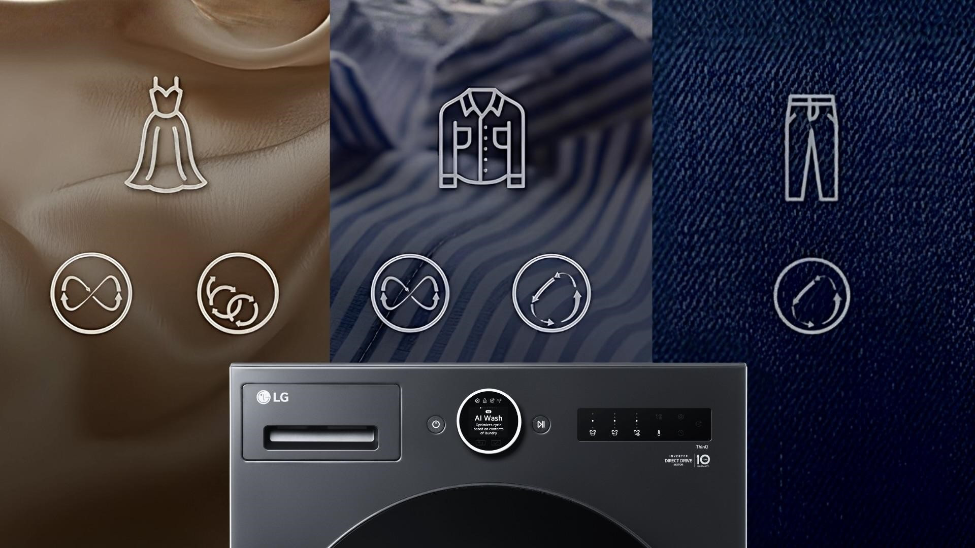 LG AI DD - công nghệ giặt thông minh mở ra hành trình sống xanh và bền vững