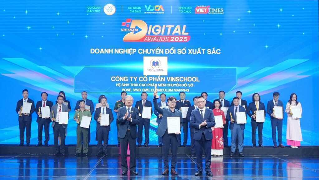 4 giải pháp công nghệ giúp Vinschool đạt giải Doanh nghiệp chuyển đổi số xuất sắc 2025