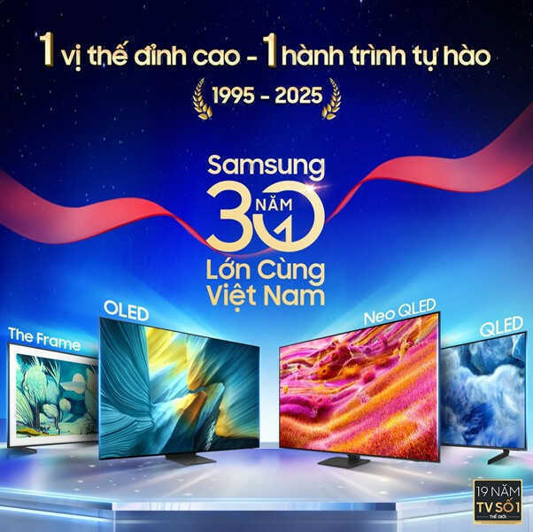 Hành trình 30 năm của TV Samsung tại Việt Nam, hướng tới kỷ nguyên AI