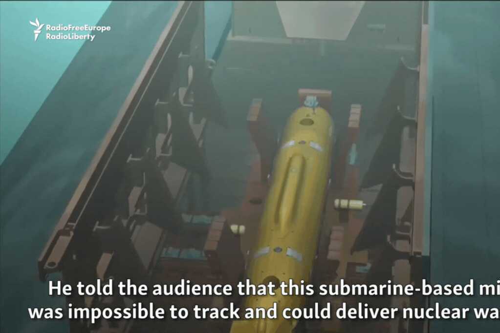 Ngư lôi hạt nhân Poseidon AI tầm bắn 10.000km, tốc độ 185km/h, lặn sâu 1.000m 'không thể đánh chặn'