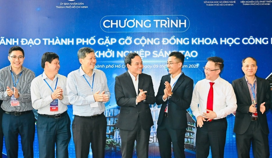 Lãnh đạo TPHCM gặp gỡ cộng đồng khoa học công nghệ