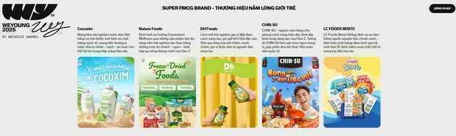Super FMCG Brand: Đây là những nhãn hàng FMCG đang được giới trẻ "ưa chuộng" nhất WeYoung 2025!