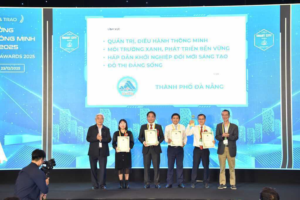 Đà Nẵng ghi dấu ấn kép tại Vietnam Smart City Award 2025