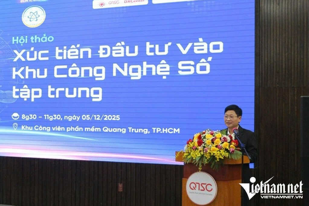 Mỗi ha khu công nghệ số tập trung tạo ra 10 triệu USD/năm