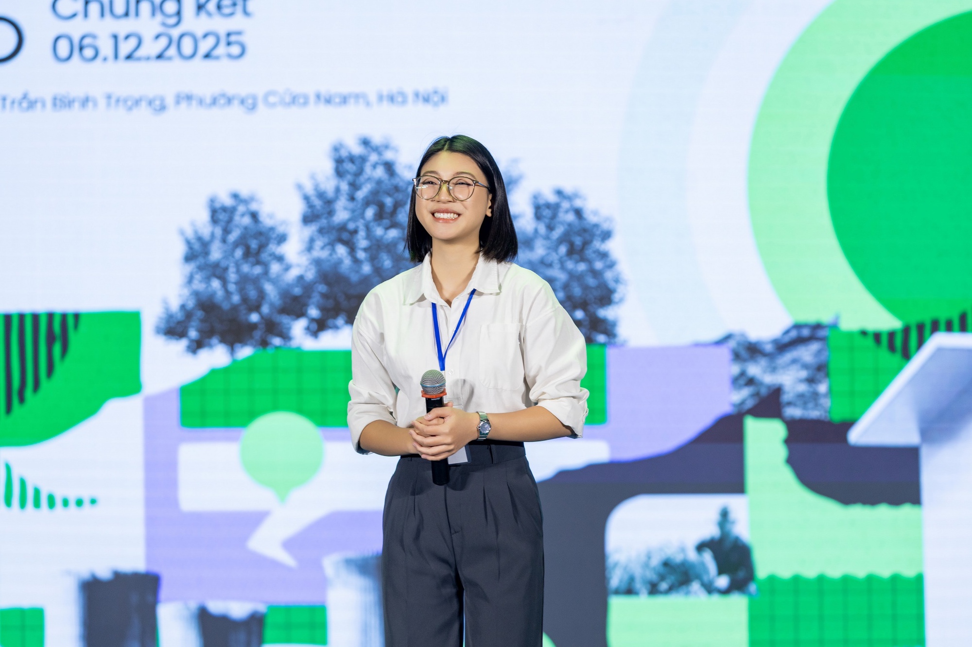 Trần Thùy Dương từ Học viện Ngân Hàng: Hành trình bước vào chung kết Green Voices 2025 dù không phải Quán quân vòng loại