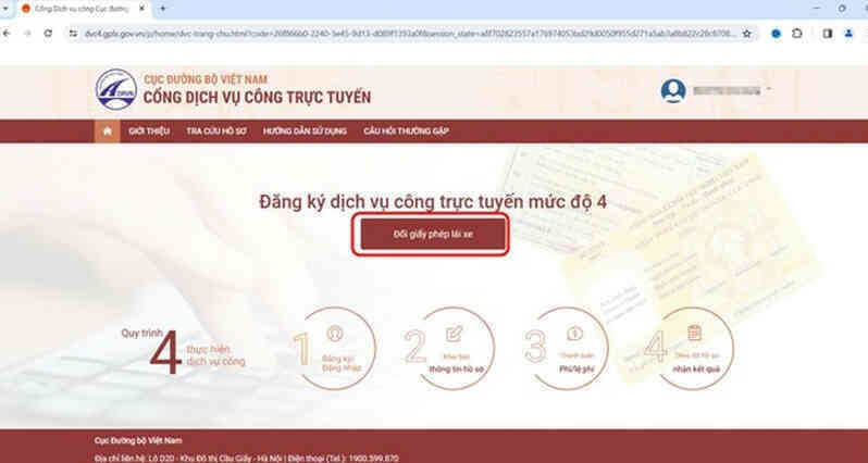 Huong dan doi giay phep lai xe truc tuyen 3.jpg