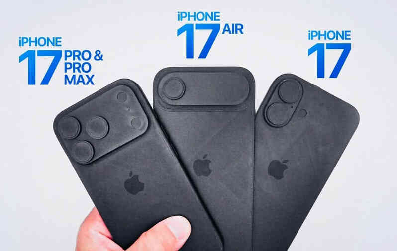 iPhone 17 Pro mô hình lộ diện trong video, 17 Air khoe độ mỏng