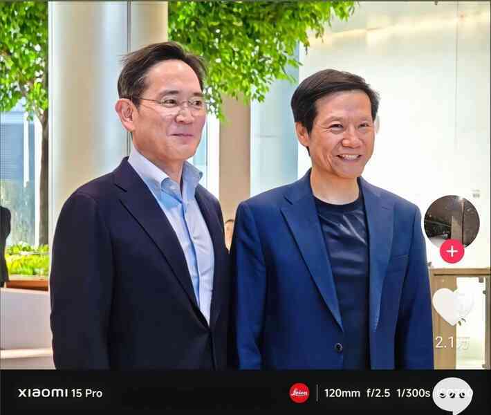 Là "kỳ phùng địch thủ" trong lĩnh vực smartphone, chủ tịch Samsung Lee Jae-yong bất ngờ tới Trung Quốc gặp CEO Xiaomi Lôi Quân