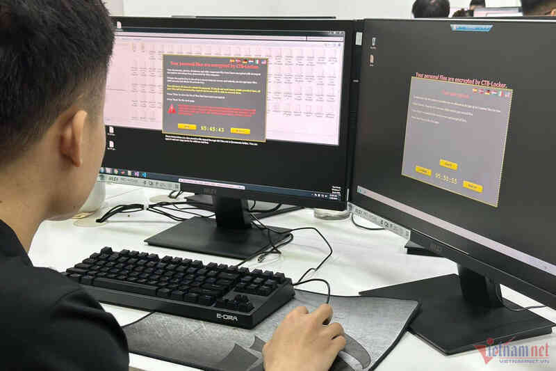 Hơn 155.600 máy tính tại Việt Nam đã bị mã độc ransomware tấn công
