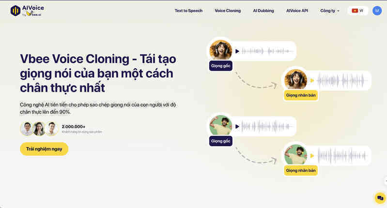 Vbee Voice Cloning và cột mốc 3.000 giọng nói nhân bản