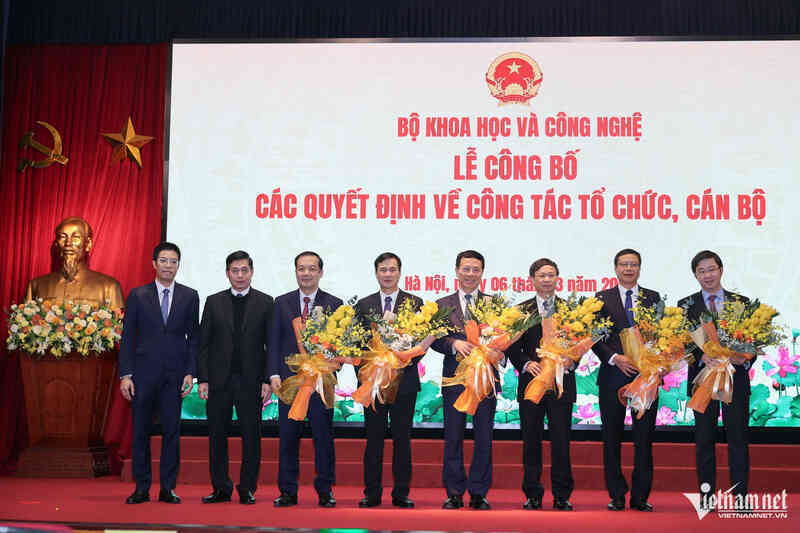 Bộ KH&CN công bố các quyết định về công tác tổ chức, cán bộ
