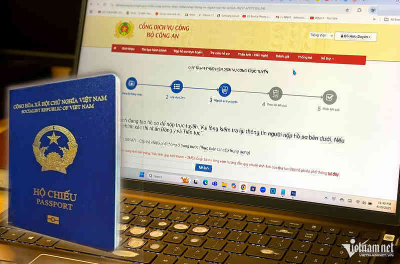 Cách làm hộ chiếu gắn chip điện tử online tại nhà nhanh, đơn giản