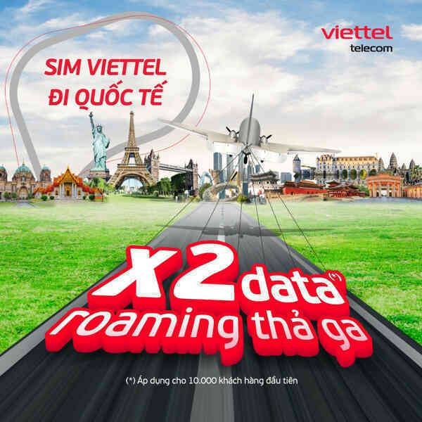 Mừng đại lễ, Viettel ưu đãi lớn dịch vụ Roaming
