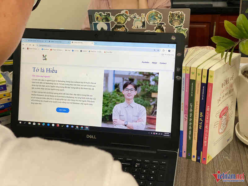 Nhiều người trẻ chuộng dùng tên miền id.vn để tạo website thương hiệu cá nhân
