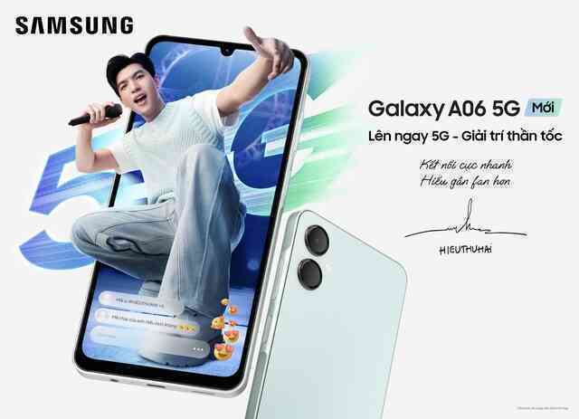 Ra mắt điện thoại phổ thông Samsung đầu tiên hỗ trợ 5G: Camera kép, Dimensity 6300, thiết kế đẹp, giá từ 3.49 triệu