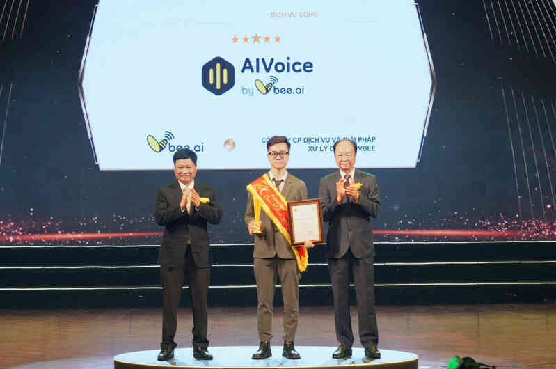 Vbee AIVoice đạt giải thưởng Sao Khuê 2025 hạng 5 sao
