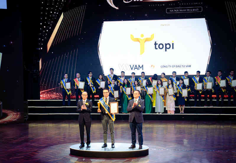 TOPI - Ứng dụng tài chính nổi bật tại Giải thưởng Sao Khuê 2025