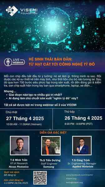 Webinar đầu tiên giúp chúng ta hiểu đúng, hiểu sâu, hiểu "chất" về ngành bán dẫn- Ảnh 2. Webinar đầu tiên giúp chúng ta hiểu đúng, hiểu sâu, hiểu "chất" về ngành bán dẫn- Ảnh 2.