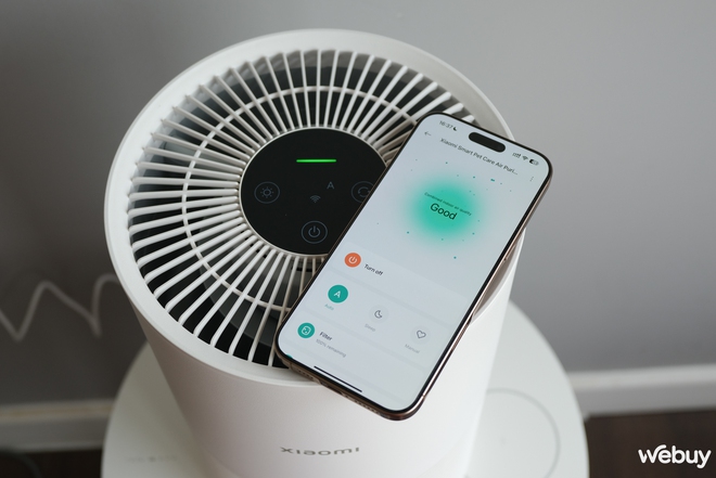 Dùng thử Xiaomi Smart Pet Care Air Purifier: Giải pháp gọn nhẹ cho “sen” nuôi chó mèo, thiết kế xinh, giá 2.6 triệu- Ảnh 9. Dùng thử Xiaomi Smart Pet Care Air Purifier: Giải pháp gọn nhẹ cho “sen” nuôi chó mèo, thiết kế xinh, giá 2.6 triệu- Ảnh 9.