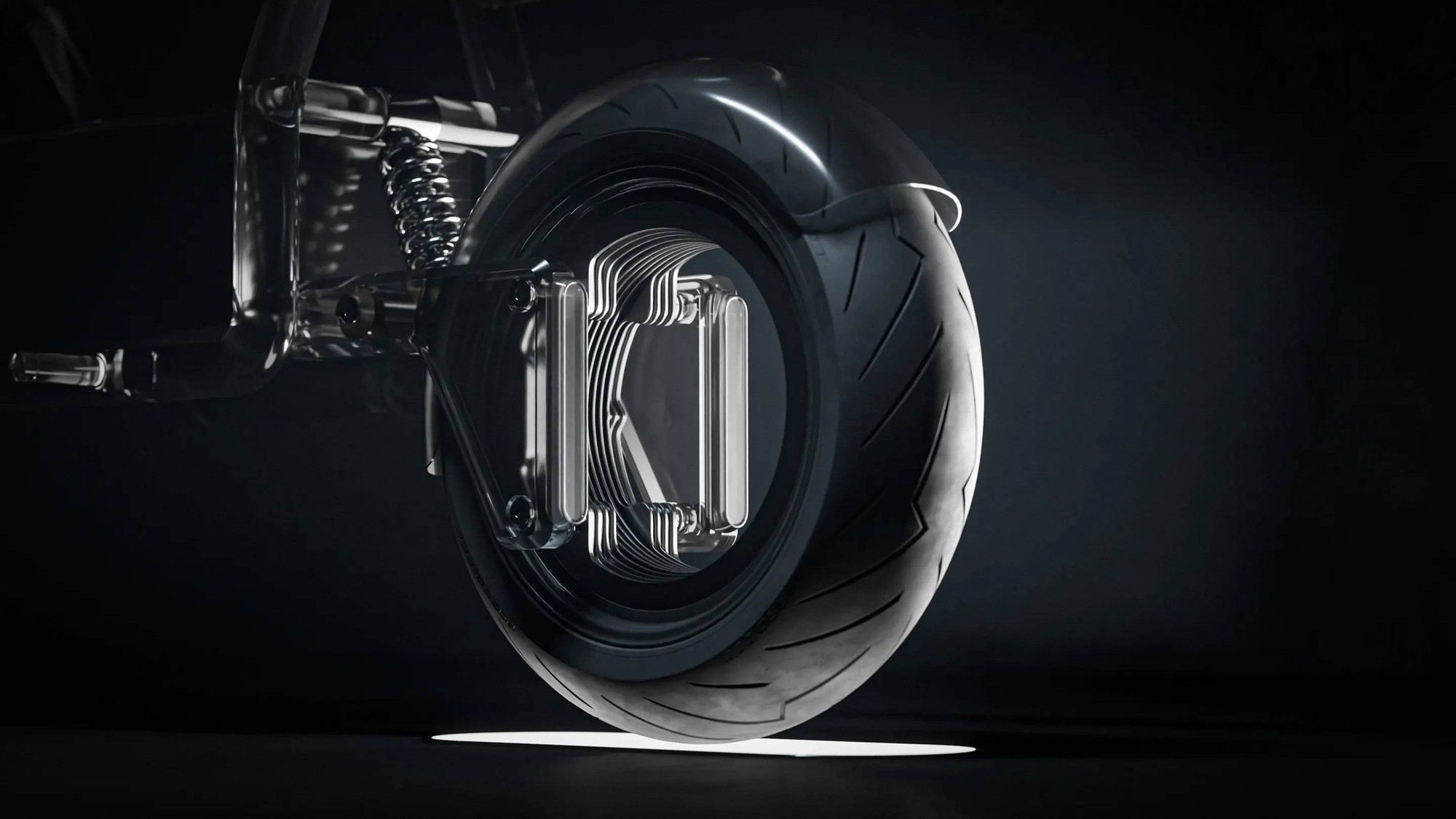 Những chiếc xe có bánh rỗng như trong Tron: Legacy sẽ sớm trở thành xu hướng mới trong ngành công nghiệp xe máy điện toàn cầu- Ảnh 4. Những chiếc xe có bánh rỗng như trong Tron: Legacy sẽ sớm trở thành xu hướng mới trong ngành công nghiệp xe máy điện toàn cầu- Ảnh 4.