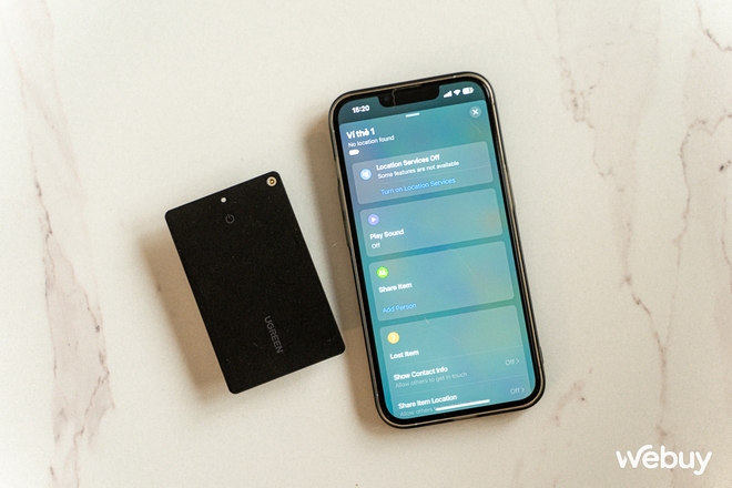 Thẻ định vị Ugreen siêu mỏng: Pin sạc dùng 1 năm, tương thích Apple Find My, nên mua combo 2 cái cho rẻ- Ảnh 10. Thẻ định vị Ugreen siêu mỏng: Pin sạc dùng 1 năm, tương thích Apple Find My, nên mua combo 2 cái cho rẻ- Ảnh 10.