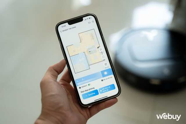 Dùng thử Ecovacs Deebot T80 OMNI: Hút mạnh 18k Pa, lau bằng con lăn thò thụt, tự tách nước bẩn, giặt sấy nóng, thêm camera an ninh, giá hơn 18 triệu- Ảnh 15. Dùng thử Ecovacs Deebot T80 OMNI: Hút mạnh 18k Pa, lau bằng con lăn thò thụt, tự tách nước bẩn, giặt sấy nóng, thêm camera an ninh, giá hơn 18 triệu- Ảnh 15.