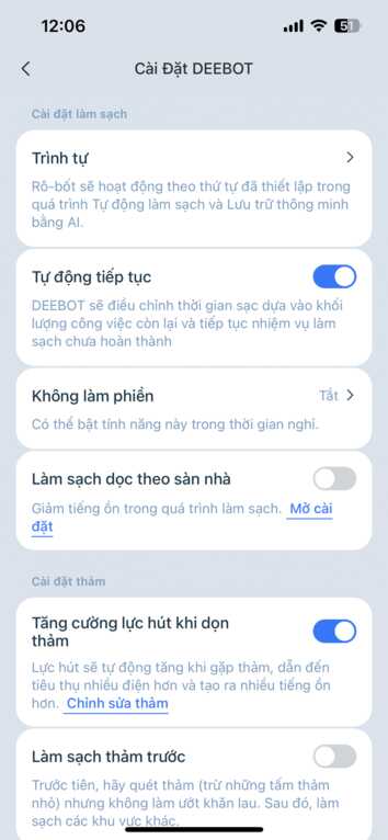 Dùng thử Ecovacs Deebot T80 OMNI: Hút mạnh 18k Pa, lau bằng con lăn thò thụt, tự tách nước bẩn, giặt sấy nóng, thêm camera an ninh, giá hơn 18 triệu- Ảnh 27. Dùng thử Ecovacs Deebot T80 OMNI: Hút mạnh 18k Pa, lau bằng con lăn thò thụt, tự tách nước bẩn, giặt sấy nóng, thêm camera an ninh, giá hơn 18 triệu- Ảnh 27.