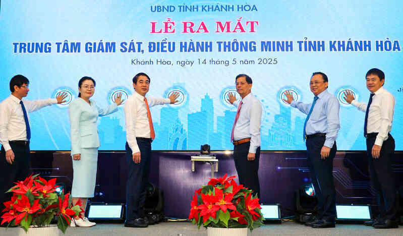 Khánh Hòa đưa trung tâm giám sát, điều hành thông minh vào vận hành