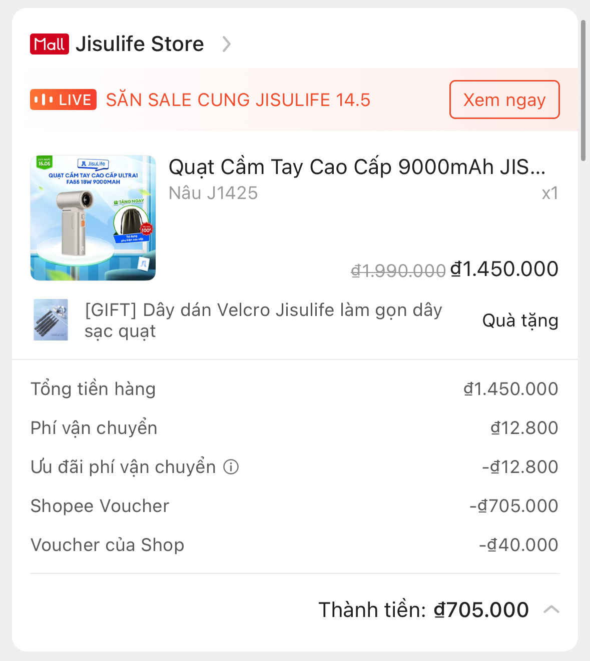 Tôi bỏ hơn 1 triệu đồng mua quạt cầm tay xịn nhất Tôi bỏ hơn 1 triệu đồng mua quạt cầm tay xịn nhất