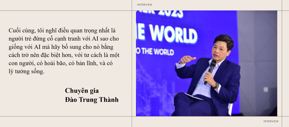 “Dạy trẻ về AI không cần chờ tới lớp 9 mà có thể dạy ngay từ lớp 1”