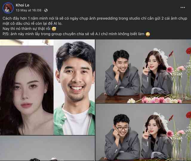 AI “chụp” ảnh cưới tuyệt đẹp trong nháy mắt: Nhiếp ảnh gia Việt nói “Trải nghiệm thật không đến từ những dòng prompt”- Ảnh 6. AI “chụp” ảnh cưới tuyệt đẹp trong nháy mắt: Nhiếp ảnh gia Việt nói “Trải nghiệm thật không đến từ những dòng prompt”- Ảnh 6.