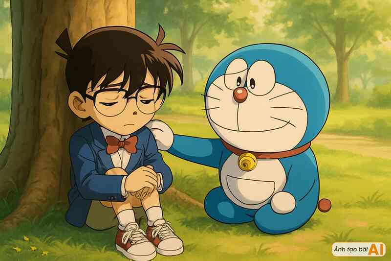 Cảnh tượng fan truyện tranh không bao giờ dám tưởng tượng: Khi Conan gặp Doraemon, họ sẽ là bộ đôi thay đổi mọi cuộc đời!- Ảnh 4. Cảnh tượng fan truyện tranh không bao giờ dám tưởng tượng: Khi Conan gặp Doraemon, họ sẽ là bộ đôi thay đổi mọi cuộc đời!- Ảnh 4.