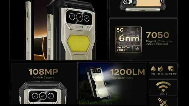 Điện thoại pin khủng 22.000mAh ra mắt: Dùng cả tuần, camera hồng ngoại soi đêm, rơi vỡ không hỏng, đèn pin siêu sáng, nặng hơn nửa kg- Ảnh 5. Điện thoại pin khủng 22.000mAh ra mắt: Dùng cả tuần, camera hồng ngoại soi đêm, rơi vỡ không hỏng, đèn pin siêu sáng, nặng hơn nửa kg- Ảnh 5.