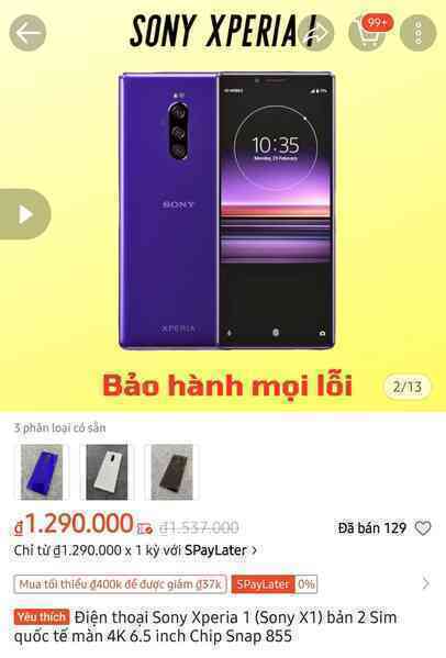 Chỉ 1.3 triệu mua được điện thoại Sony màn OLED 4K, cấu hình "ngon" nhưng pin quá yếu, camera chuẩn máy ảnh Alpha vẫn bị chê- Ảnh 7. Chỉ 1.3 triệu mua được điện thoại Sony màn OLED 4K, cấu hình "ngon" nhưng pin quá yếu, camera chuẩn máy ảnh Alpha vẫn bị chê- Ảnh 7.