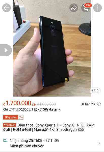 Chỉ 1.3 triệu mua được điện thoại Sony màn OLED 4K, cấu hình "ngon" nhưng pin quá yếu, camera chuẩn máy ảnh Alpha vẫn bị chê- Ảnh 8. Chỉ 1.3 triệu mua được điện thoại Sony màn OLED 4K, cấu hình "ngon" nhưng pin quá yếu, camera chuẩn máy ảnh Alpha vẫn bị chê- Ảnh 8.