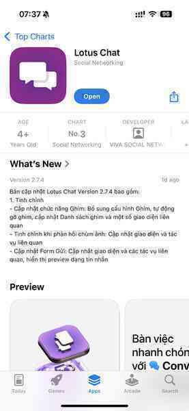 Không cần chiêu trò, Lotus Chat vẫn leo thẳng top 3 ứng dụng MXH tải về nhiều nhất trên App Store: Người dùng Việt đang chọn lại “người đồng hành”?- Ảnh 2. Không cần chiêu trò, Lotus Chat vẫn leo thẳng top 3 ứng dụng MXH tải về nhiều nhất trên App Store: Người dùng Việt đang chọn lại “người đồng hành”?- Ảnh 2.