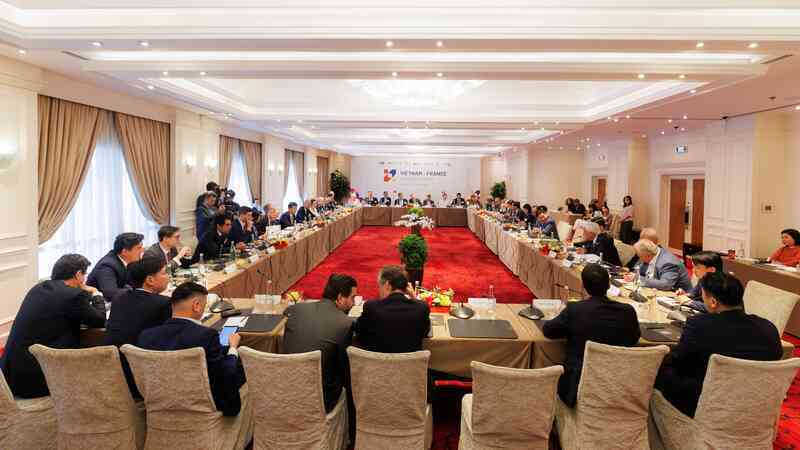 Lãnh đạo doanh nghiệp Việt - Pháp thảo luận chiến lược hợp tác song phương trong bối cảnh mới- Ảnh 3. Lãnh đạo doanh nghiệp Việt - Pháp thảo luận chiến lược hợp tác song phương trong bối cảnh mới- Ảnh 3.