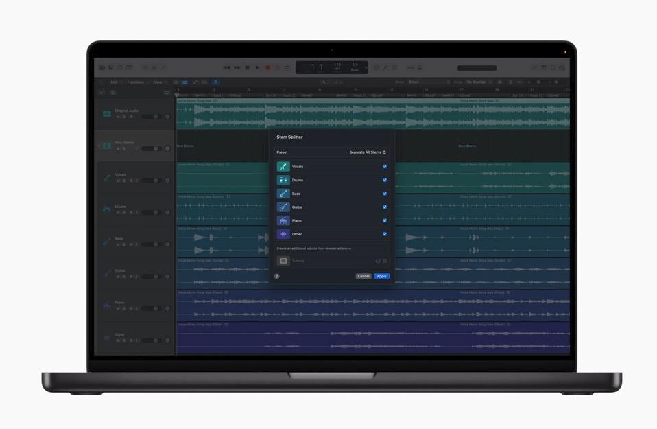 Apple ra mắt tính năng mới trên Logic Pro: Giải quyết nỗi lo cho dân làm nhạc