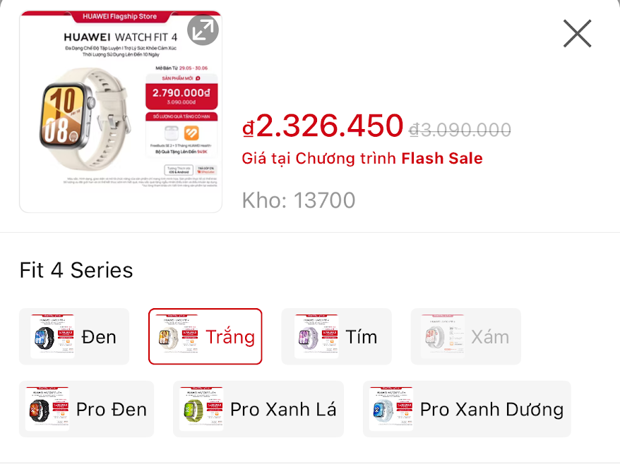 Không tin smartwatch giá hơn 2 triệu lại ngon thế này cho đến khi tôi đeo Huawei Watch Fit 4- Ảnh 9. Không tin smartwatch giá hơn 2 triệu lại ngon thế này cho đến khi tôi đeo Huawei Watch Fit 4- Ảnh 9.