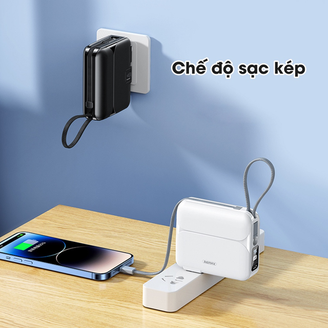 Top pin dự phòng kiêm củ sạc dùng tiện nghi: Nhiều mẫu từ Anker, Baseus, Remax... giảm đến vài chục %