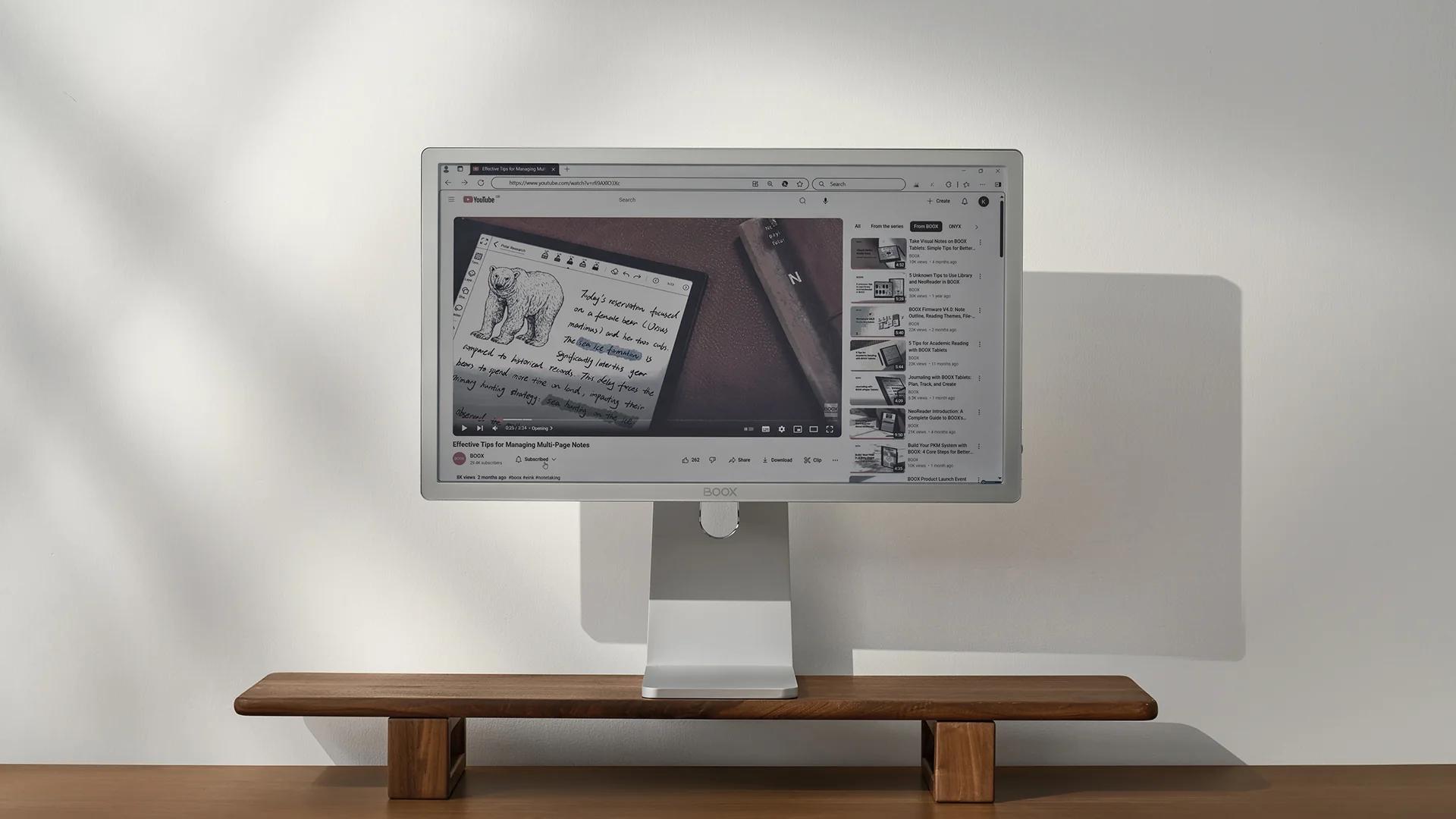 Boox ra mắt màn hình E Ink màu 25,3 inch, siêu thân thiện với người dùng nhưng giá không hề rẻ- Ảnh 3. Boox ra mắt màn hình E Ink màu 25,3 inch, siêu thân thiện với người dùng nhưng giá không hề rẻ- Ảnh 3.