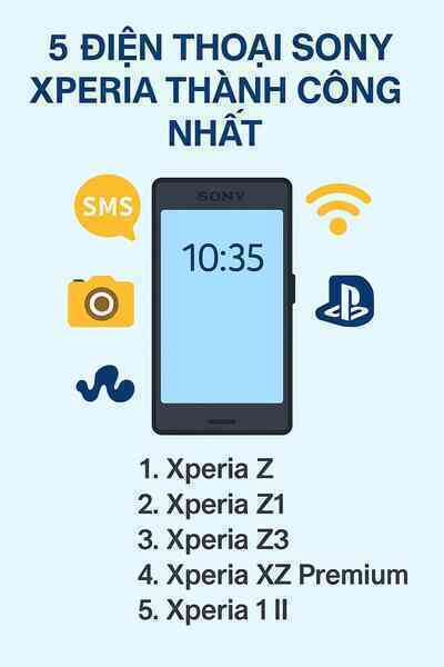 Nhìn lại 10 điện thoại Sony Xperia thành công và thất bại nhất từ trước tới nay