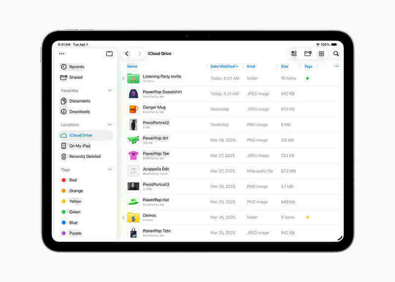 Apple WWDC25 iPadOS 26 Files app List view 250609_big.jpg.large.jpg