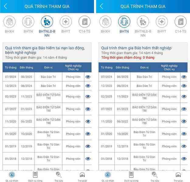 Hướng dẫn tra cứu BHXH, bảo hiểm thất nghiệp qua ứng dụng VssID - 3
