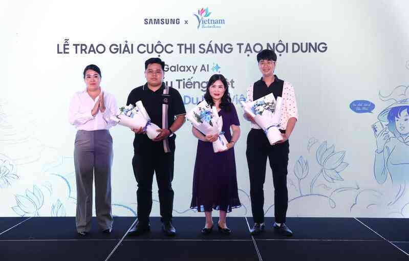 Samsung cùng Cục Du lịch Quốc gia Việt Nam vinh danh những người đoạt giải cuộc thi “Galaxy AI Hiểu Tiếng Việt, Tôn vinh Du lịch Việt”