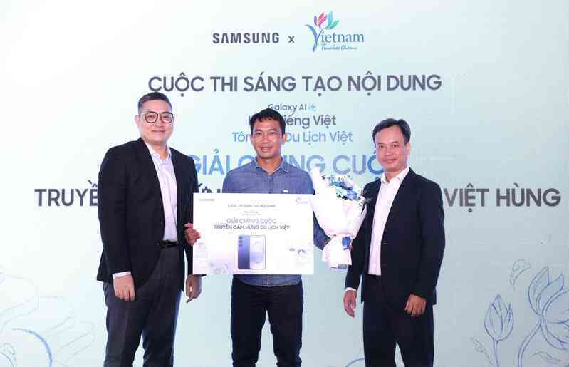 Samsung cùng Cục Du lịch Quốc gia Việt Nam vinh danh những người đoạt giải cuộc thi “Galaxy AI Hiểu Tiếng Việt, Tôn vinh Du lịch Việt”- Ảnh 4. Samsung cùng Cục Du lịch Quốc gia Việt Nam vinh danh những người đoạt giải cuộc thi “Galaxy AI Hiểu Tiếng Việt, Tôn vinh Du lịch Việt”- Ảnh 4.