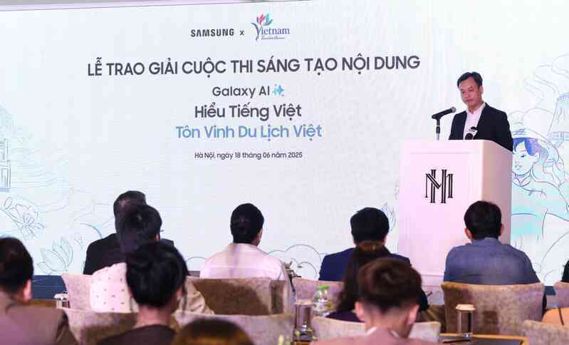 Samsung cùng Cục Du lịch Quốc gia Việt Nam vinh danh những người đoạt giải cuộc thi “Galaxy AI Hiểu Tiếng Việt, Tôn vinh Du lịch Việt”- Ảnh 5. Samsung cùng Cục Du lịch Quốc gia Việt Nam vinh danh những người đoạt giải cuộc thi “Galaxy AI Hiểu Tiếng Việt, Tôn vinh Du lịch Việt”- Ảnh 5.