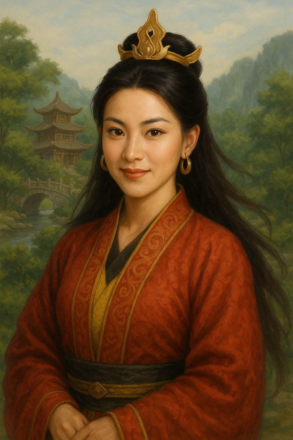 Dùng AI phục dựng chân dung 5 đại mỹ nhân trong truyện Kim Dung, nhan sắc người đẹp nhất gây tranh cãi- Ảnh 3. Dùng AI phục dựng chân dung 5 đại mỹ nhân trong truyện Kim Dung, nhan sắc người đẹp nhất gây tranh cãi- Ảnh 3.