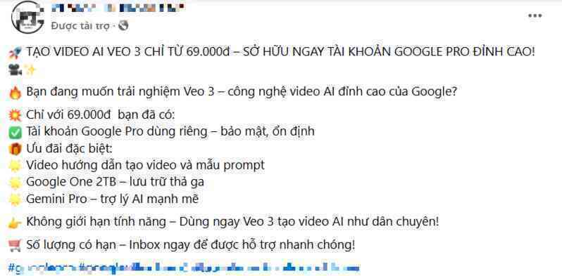 Mua tài khoản tạo video AI Veo3, Midjourney giá rẻ, cẩn thận rủi ro- Ảnh 2. Mua tài khoản tạo video AI Veo3, Midjourney giá rẻ, cẩn thận rủi ro- Ảnh 2.