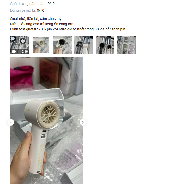 5 mẫu quạt mini cần sắm ngay dịp nóng này: Nhiều review khen, nhỏ gọn, giá rẻ
